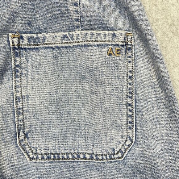 American Eagle Cargo Jogger Jeans Women’s 0 Regular Light Wash Denim 2765 - Picture 8 of 13